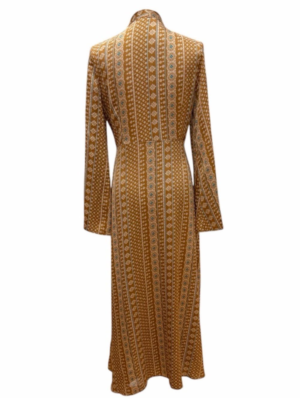 Storia Boho Tie-Front Maxi Dress / Duster - Size Medium - Picture 10 of 13